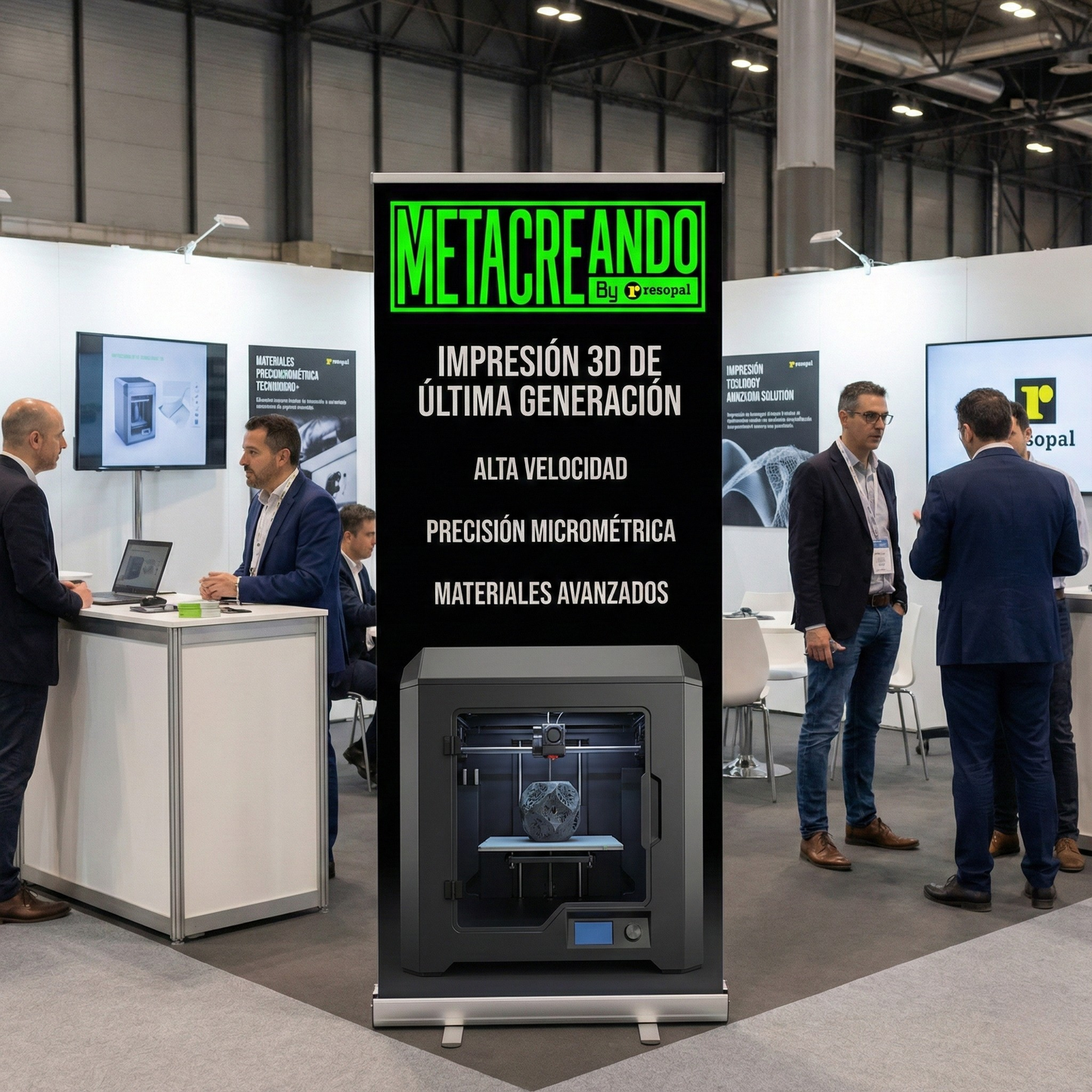 Roll up impreso a medida